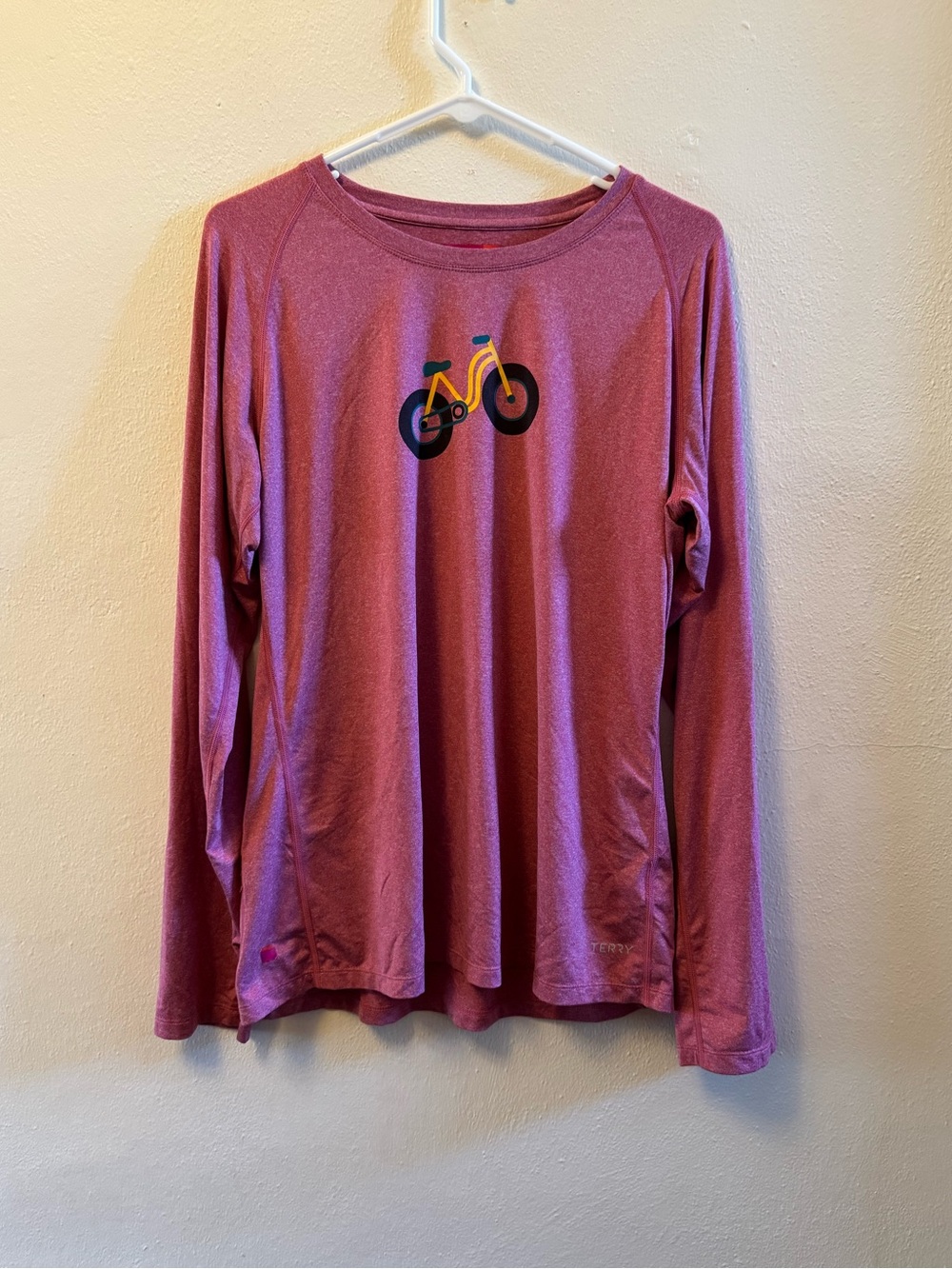 Terry Bicycles Flow Tech Tee Heather Pink XXL
